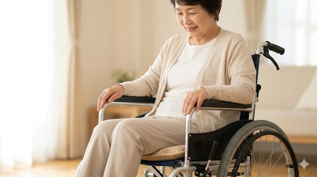 座面に敷かれたミニサイズのホットカーペット。